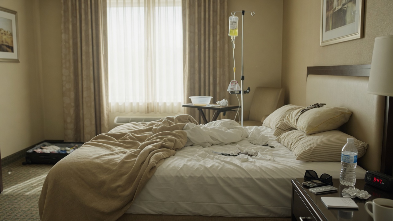 Suero para el guayabo en Girardot — recuperación en hotel